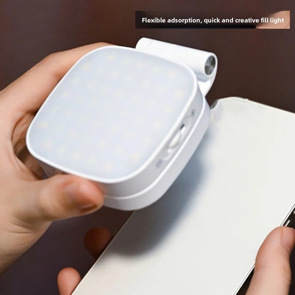 360° Magnetic Phone Selfie Light with Makeup Mirror