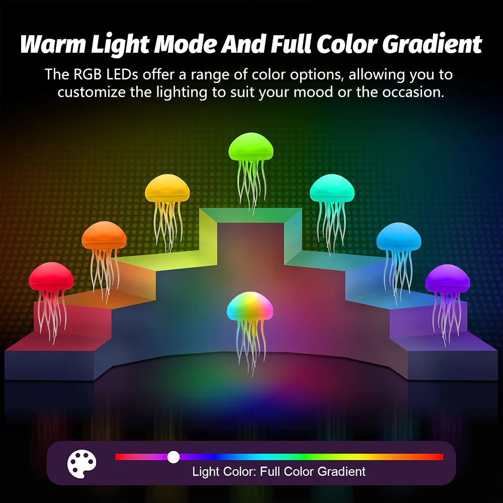 Jellyfish Night Light With Remote Control